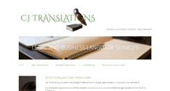 Desktop Screenshot of cjtranslations.com